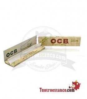 Papel OCB Orgánico Slim de 110 mm, librito de 32 hojas.