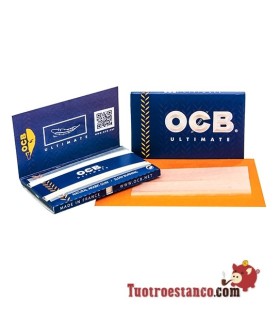 Papel OCB Ultimate Doble Ventana de 70 mm, librito de 100 hojas.
