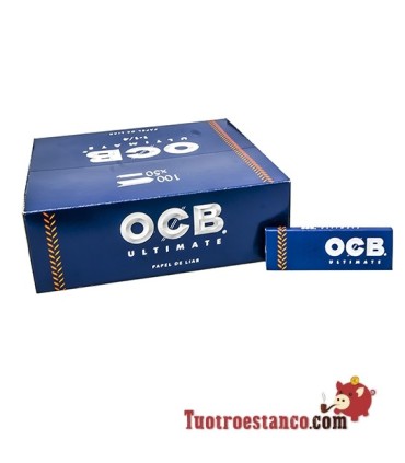 Papel OCB Ultimate 1 1/4 de 78 mm - 100 libritos