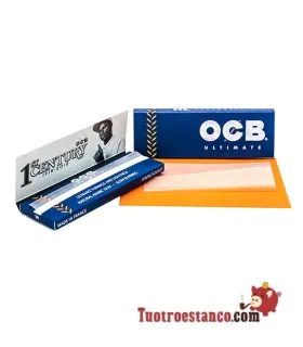 Papel OCB Ultimate Nº 8 de 70 mm, librito de 50 hojas.