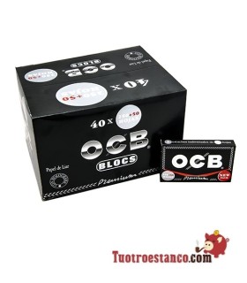 Papel OCB Premium 300 de 78 mm, 40 libritos