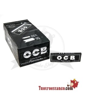 OCB Premium 70 mm Carta Nera Corta, 50 libretti