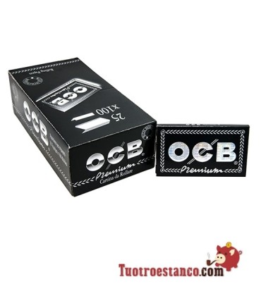 Papel OCB Premium Doble Ventana Nº4 de 70 mm - 25 libritos