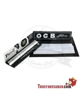 OCB Premium Schwarzes King Size Slim Papier