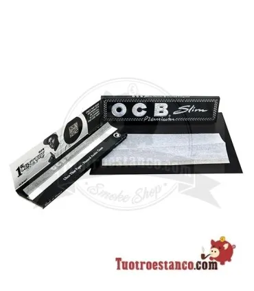 OCB Premium Schwarzes King Size Slim Papier