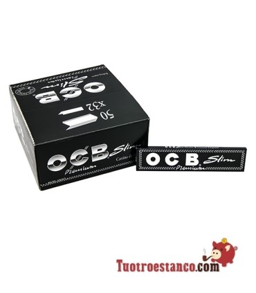 Papel OCB Premium Slim de 110 mm - 50 libritos