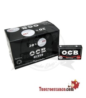 Papel OCB Premium 500 de 78 mm - 20 livretos com 500 artigos cada.