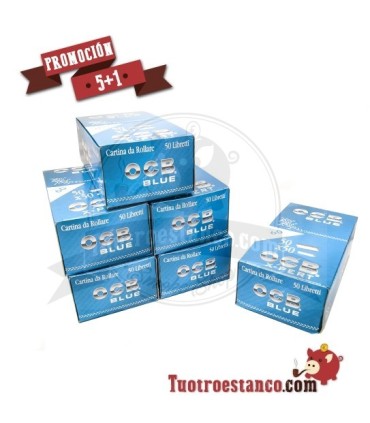 PROMOCIÓN 5+1 Papel OCB Blue X-Pert (1x50)
