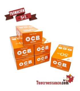 PROMOCIÓN 5+1 Papel OCB Orange (1x50)