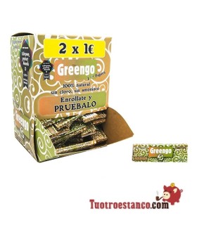 Expositor Greengo 1 1/4  de 78 mm, 100 libritos