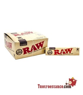 Papel Raw King Size de 110 mm - 50 libritos