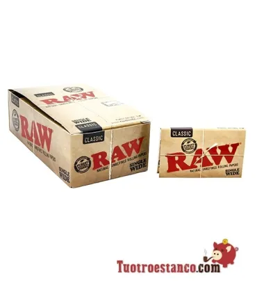 70 mm Double Window RAW Paper, 25 booklets