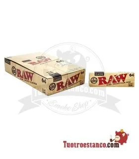 78 mm RAW 1 1/4 carta - 24 libretti di 64 fogli ciascuno.