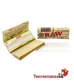 Papel RAW Orgánico 1 1/4 de 78 mm + Tips