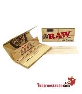 Papel Raw Artesano King Size 110 mm + tips