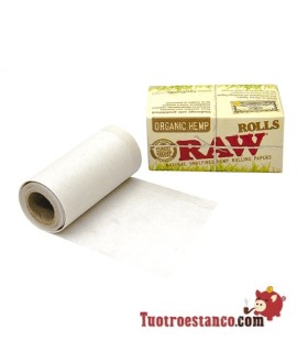 Papel RAW Orgánico Rollo de 5 metros.