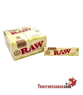 Papel RAW Orgánico King Size de 110 mm, 50 libritos