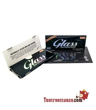 Transparant glaspapier King Size breedte van 110 mm