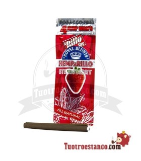 Papel de Cânhamo com Sabor a Morango Royal Blunt - 4u