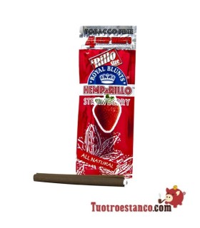 Papier Royal Blunt Chanvre saveur de Fraise - 4u
