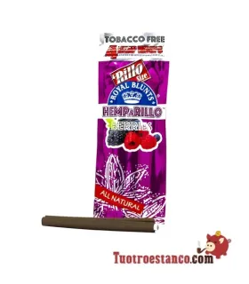 Papel Royal Blunt de Cañamo sabor Frutas del Bosque - 4u