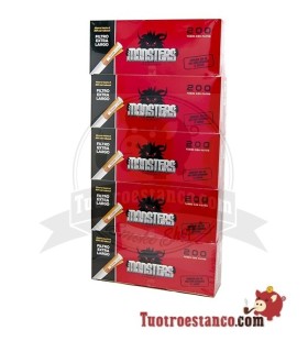 Monster Tubes Long Filter 5 boxes of 200 tubes
