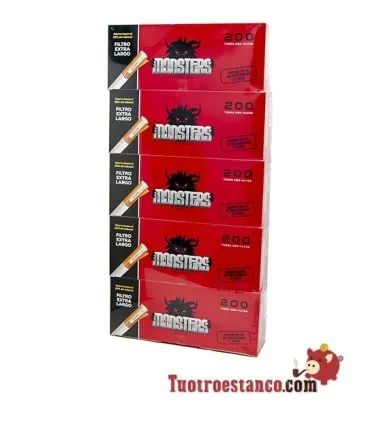 Monster Tubes Long Filter 5 boxes of 200 tubes