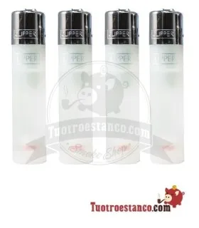 Tondeuse translucide blanche