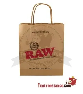 Bolsa de papel Raw 26 cm x 23 cm