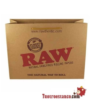 Sac de papier de Cru de 40 cm x 30 cm