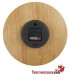 Reloj de madera Raw