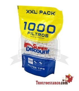 SuperDiscount Regular Filter 8 mm XXL Beutel 1000 Filter