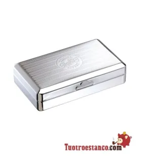 Porte-tabac de fumage en métal.