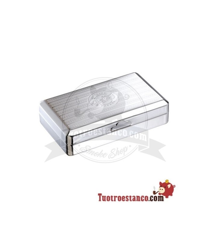Porta tabaco Smoking de metal.