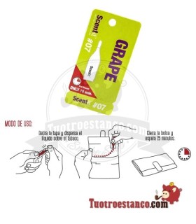 Liquide de tabac aromatisé raisin