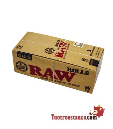 Paper Raw Roll King Size 3-m - 12 booklets