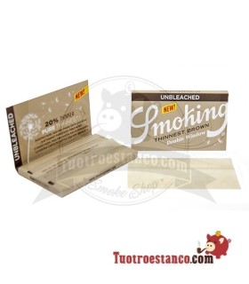 Smoking Thinnest Brown Ultra Thin Double Window Paper 70 mm