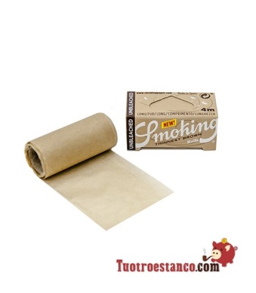 Rokende Dunste Bruin Ultra Fine Papieren Rol 4 m