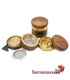 Grinder Madera Black Leaf 4 partes 60 mm