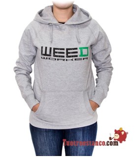 WeedWorker Felpa Bambina Taglia S
