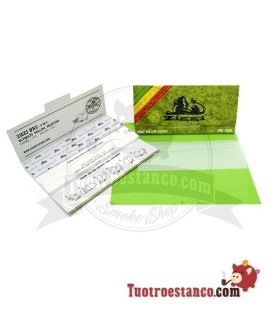 Ziggi King Size Green Paper 110 mm + Spitzen.