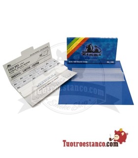 Ziggi King Tamanho Papel Azul Escuro 110 mm + Dicas