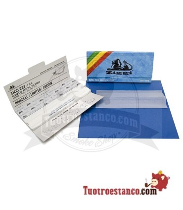 Papier Ziggi King Size Bleu 110 mm + Conseils