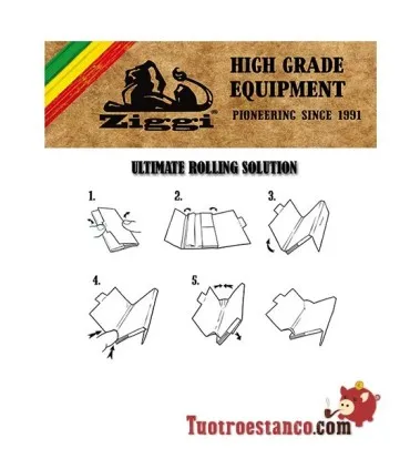 Ziggi King Papel Azul 110 mm + Dicas