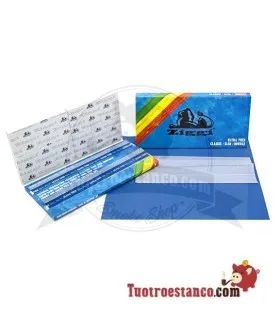 Ziggi Ultra Slim KS Pack Doppelfenster Blau + Spitzen