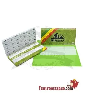 Ziggi Ultra Slim KS Doppelfensterpack Grün + Spitzen