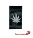Bolsa Hermética Negra Hoja Plata 40 x 60 mm 100 unidades