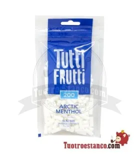 Filtros Tutti frutti Menta 6 mm 200 filtros