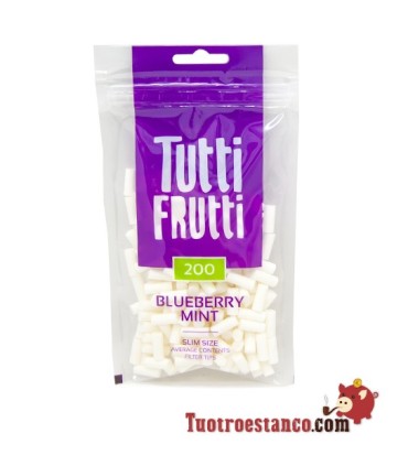 Tutti Frutti Mirtillo & Menta 6mm Filtri 200 filtri