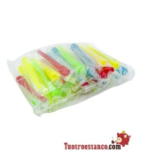 Boquillas Cachimba Plástico Largas 8,5cm Pack 50 Uds